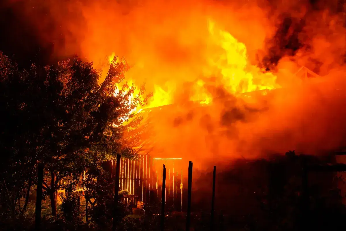 wooden-house-or-barn-burning