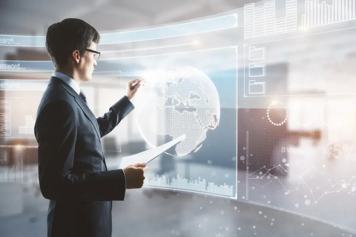 side-view-of-young-businessman-drawing